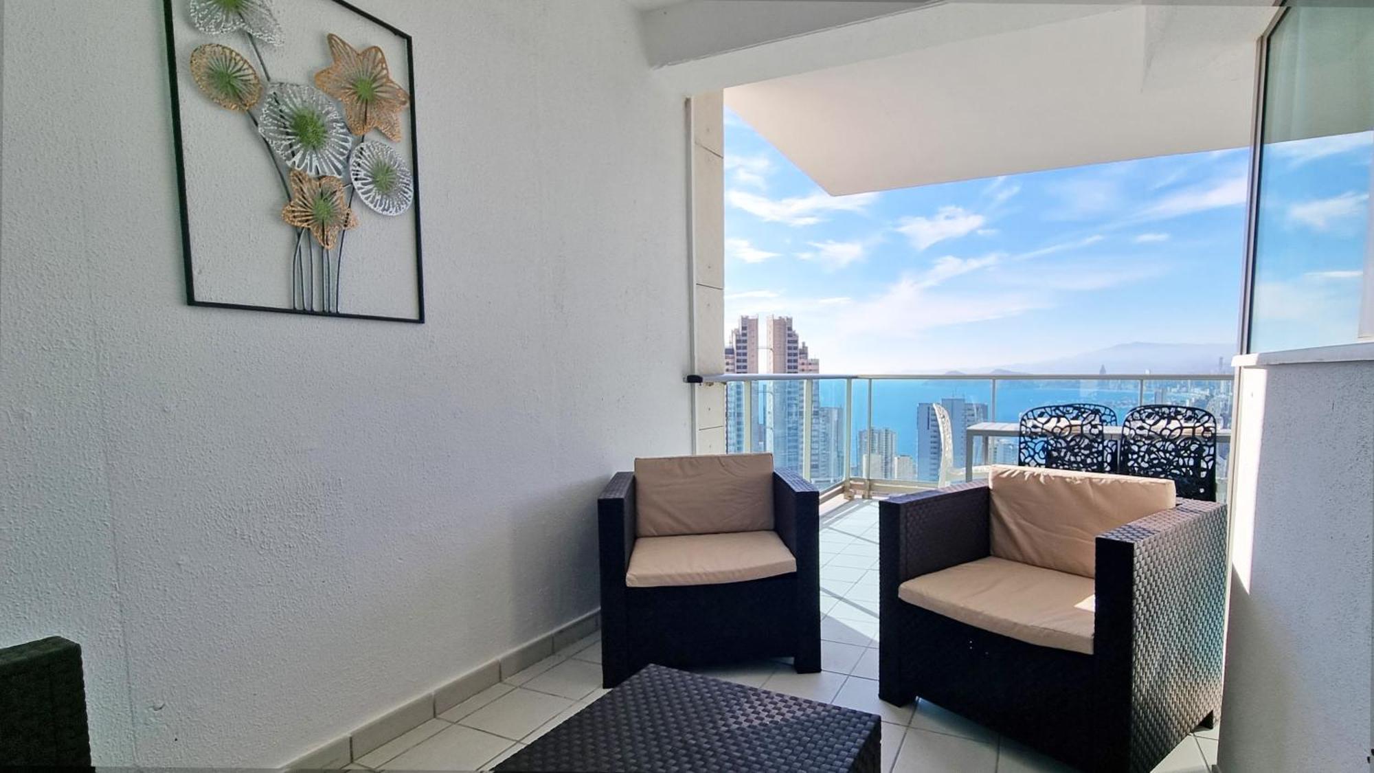 Appartement Skyline 18 Terraza Privada Con Impresionantes Vistas Al Mar à Benidorm Extérieur photo